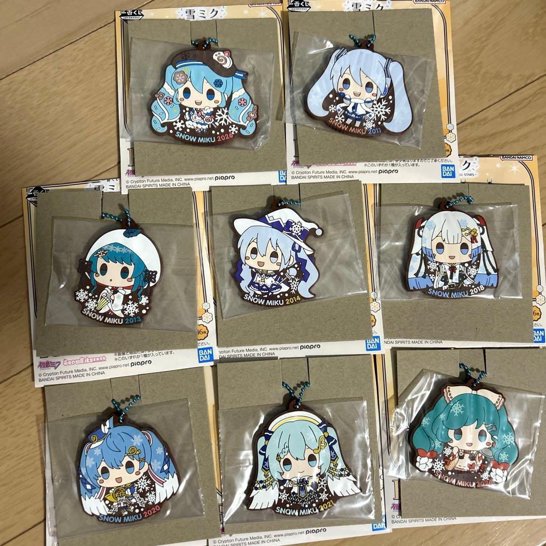 一番くじ 雪ミク 2026 B賞 C賞 E賞 F賞 J賞 L賞 M賞 P賞セット