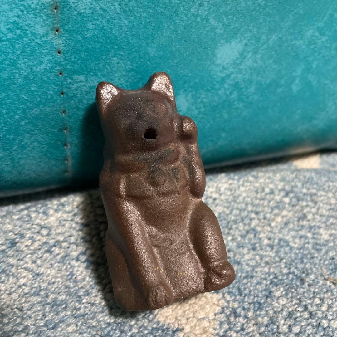 招き猫　水滴　水差し　書道
