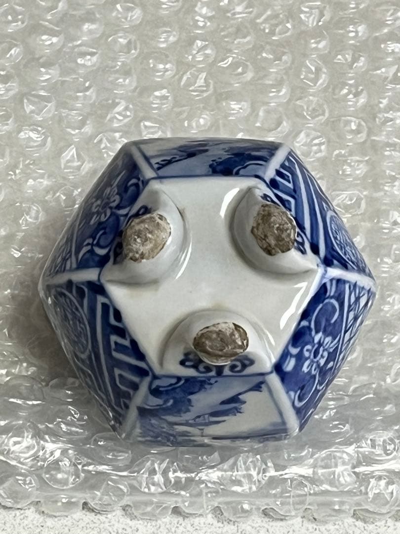 香炉　染付