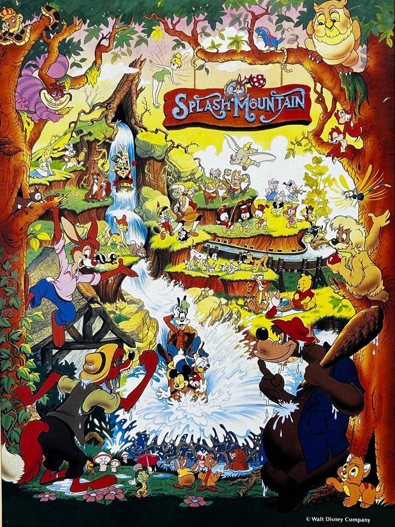 TDR東京ディズニーランド★スプラッシュマウンテンオープン記念ジグソーパズル