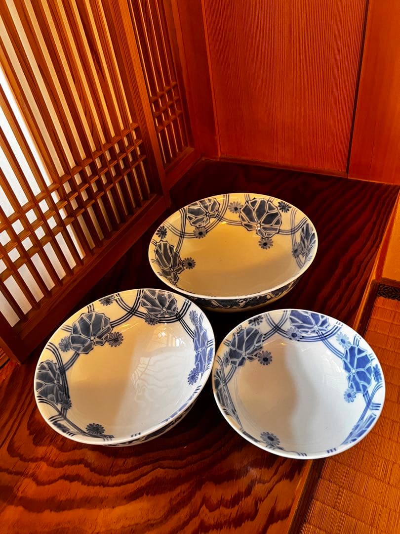 蔵出し　三つ丼　鉢　サラダボウル