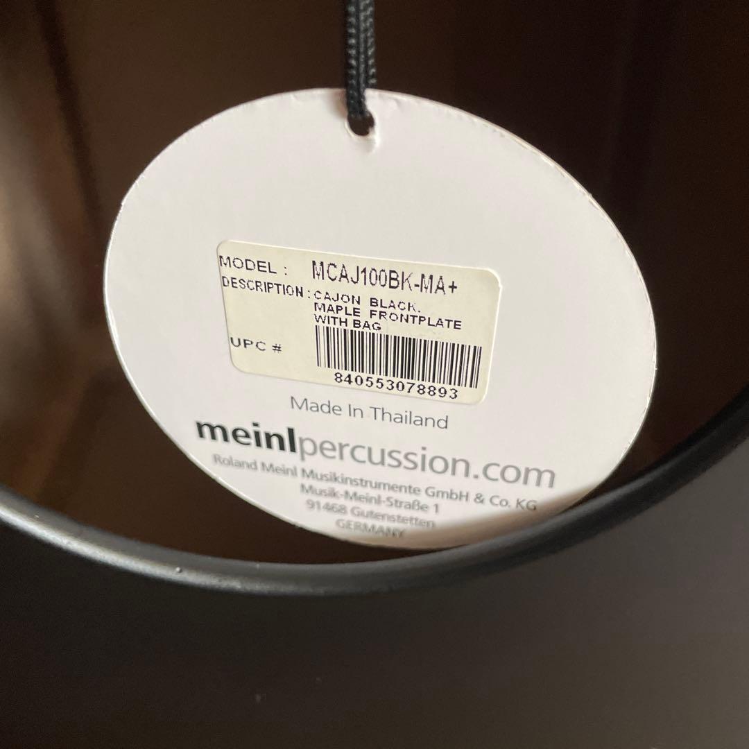 Meinl カホン ブラック MCAJ100BK-MA+