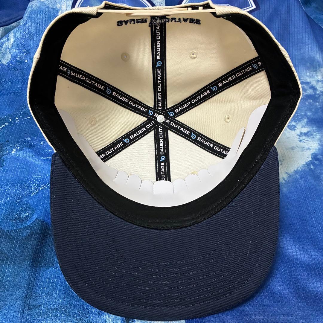 横浜DeNAベイスターズ　バウアー　BAUER OUTAGE　キャップ　ネイビー