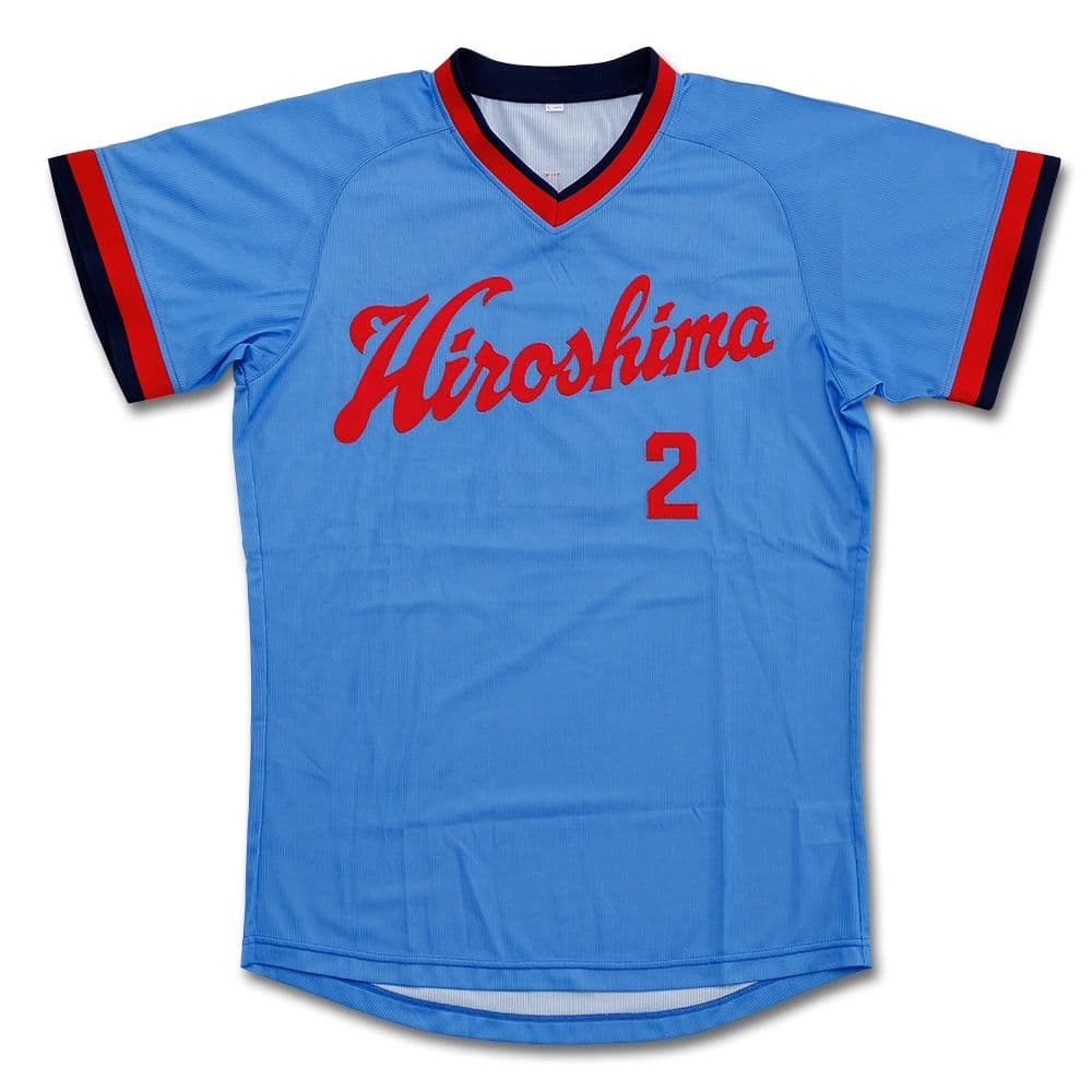 カープレジェンドユニフォーム高橋慶彦選手1977-1987ビジターOサイズ完売品