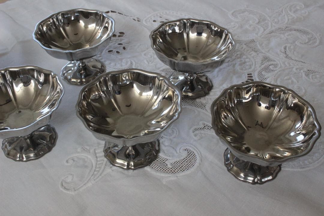 France Brocante アイスカップ 【S】サイズ2個セット/スプーン付