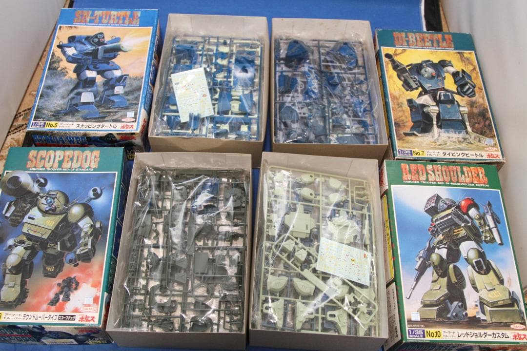 AT★スナッピングタートル＆ダイビングビートル＆スコープドッグ＆レッドショルダー