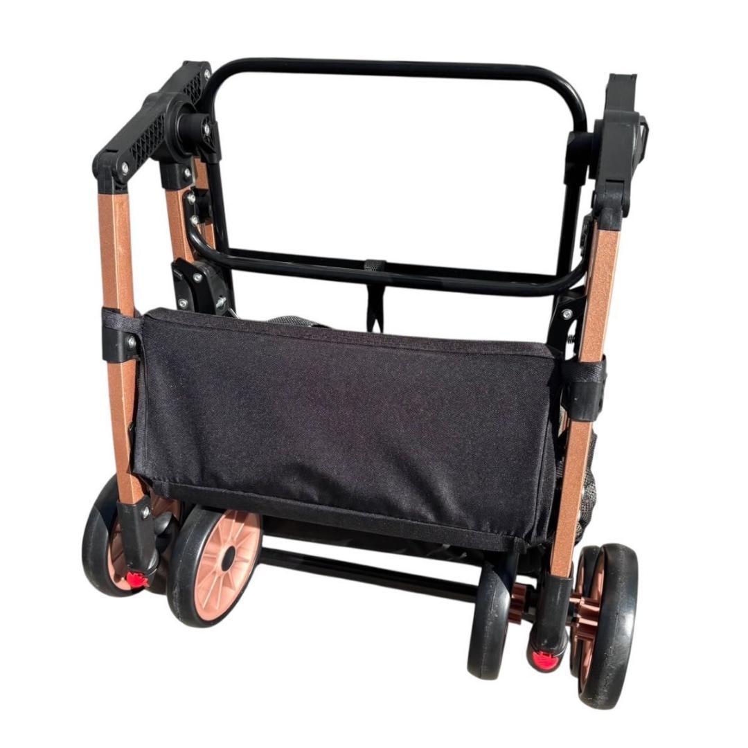 【美品】 ペットカート 2way 折りたたみ 軽量 輪止め ブレーキ付