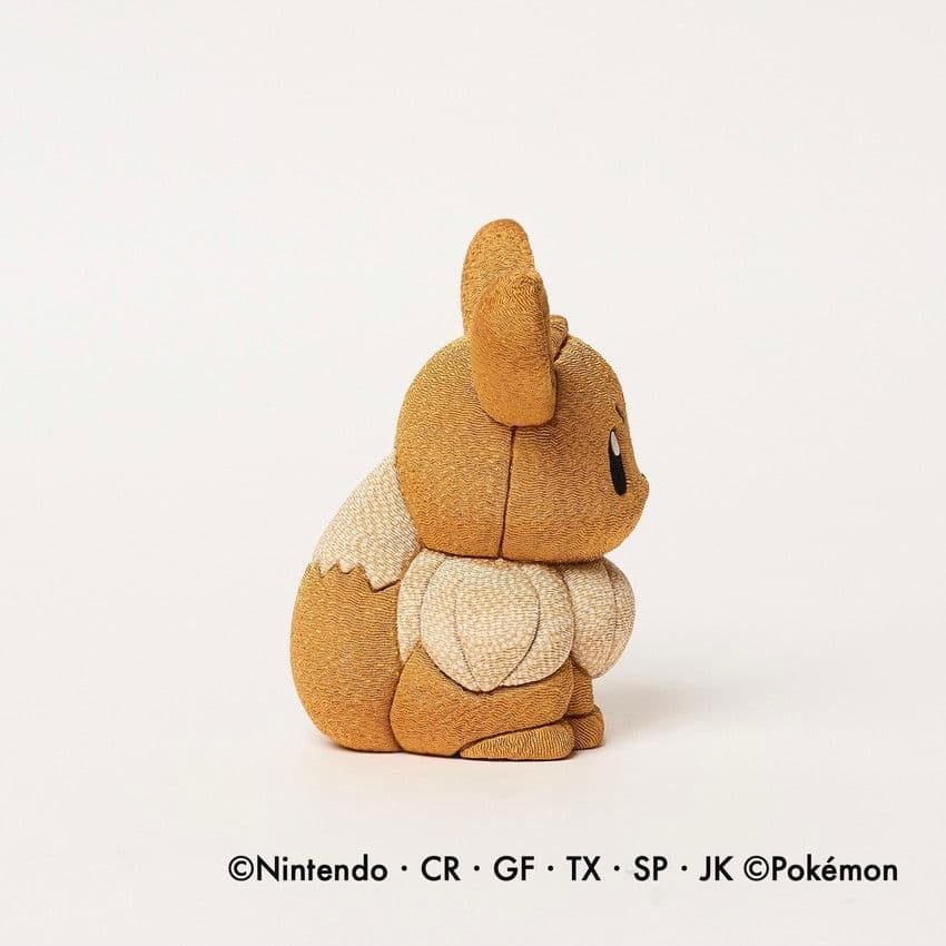 ポケモン 真多呂人形 江戸木目込人形 イーブイ