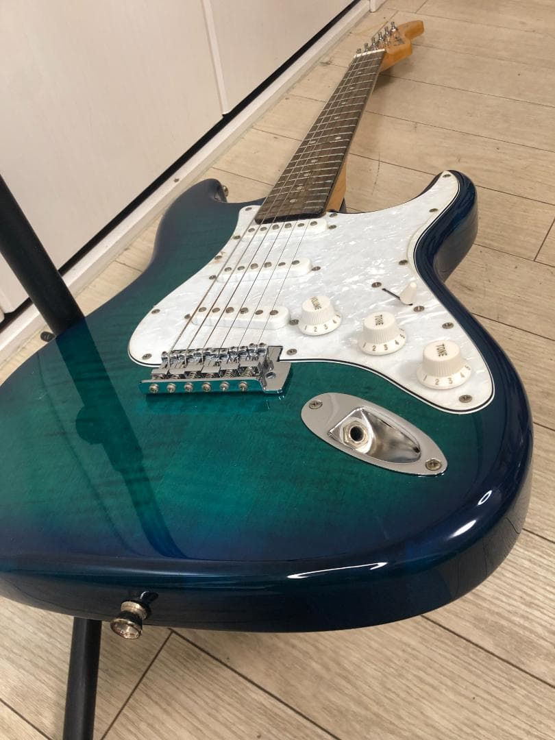 美品 S.Galaner SST-FM SBL S.ギャラナー ストラト