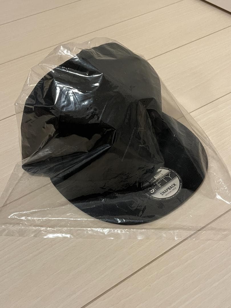未使用 バナナマン バ帽 黒×黒文字 ニューエラ 赤えんぴつ