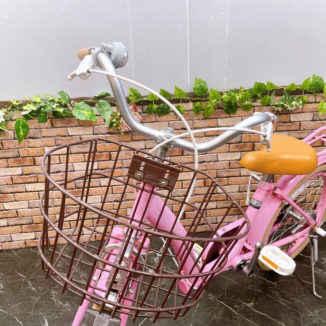 【13】子供用自転車 子供車 ピンク 18インチ シングル