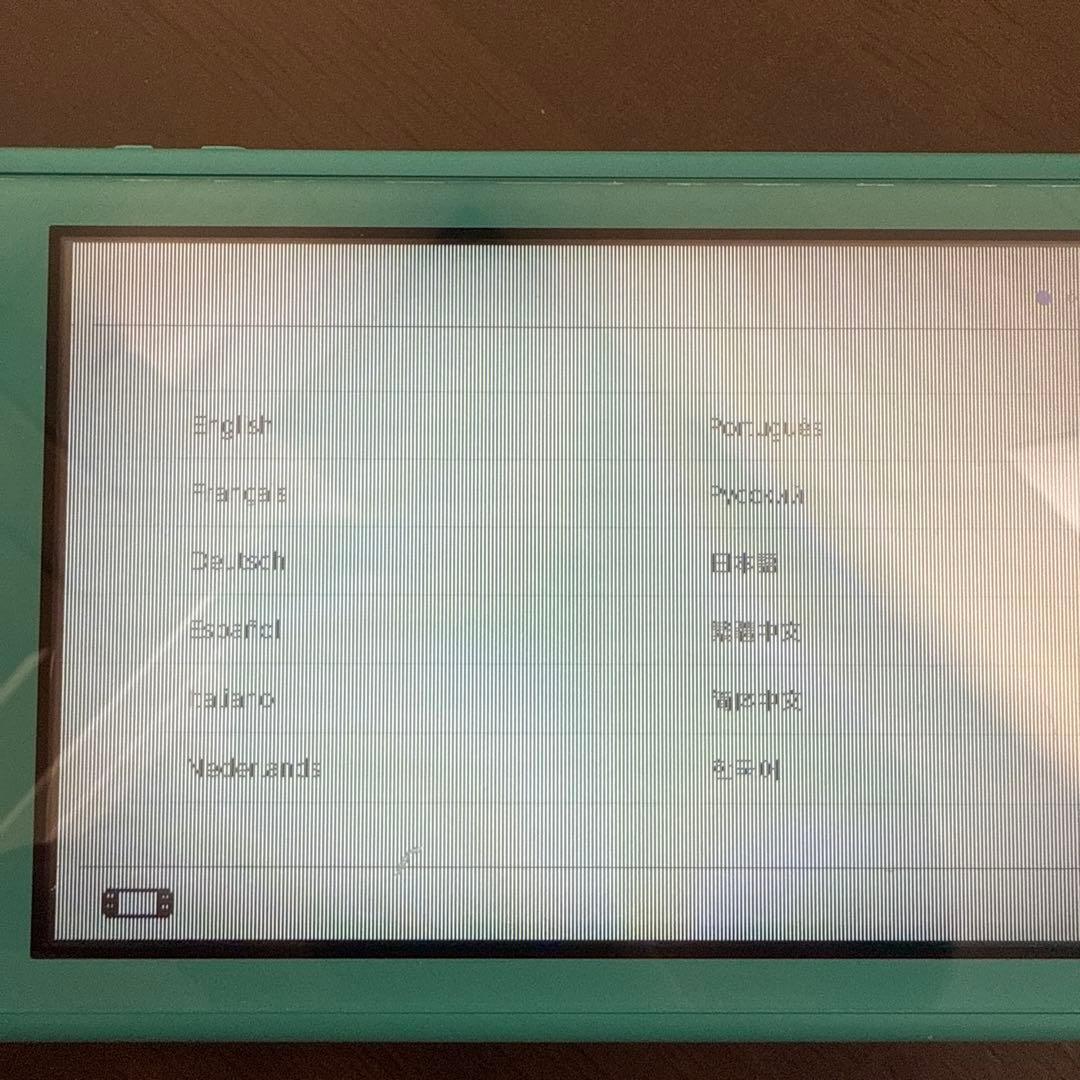 Nintendo Switch Lite ターコイズ 本体のみ　ジャンク
