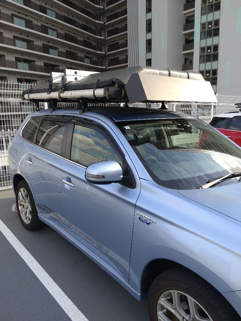 Easy Camper ルーフテント カーキ 大人2名用 はしご付