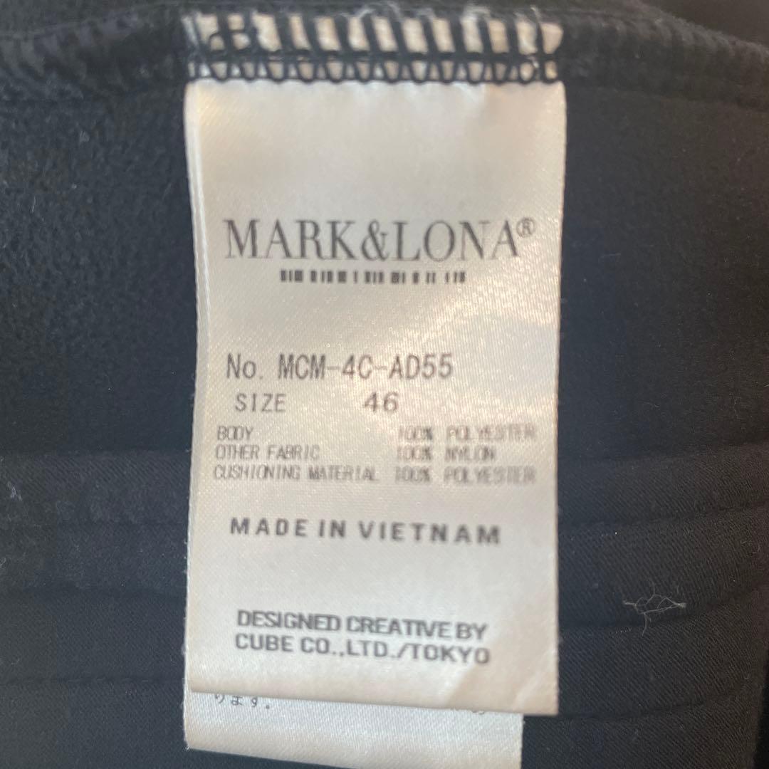 超美品MARK&LONA ブラック フリースジャケット46サイズ