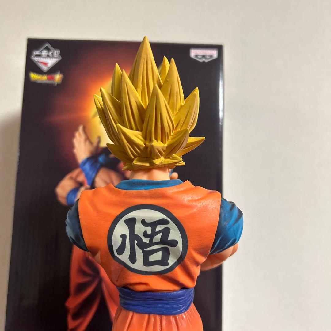 一番くじ　ドラゴンボールメモリーズ　A賞　超サイヤ人孫悟空　極美品　半券くじ箱付