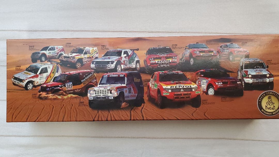 三菱パジェロ ダカールラリー優勝車 ミニカー6台セット