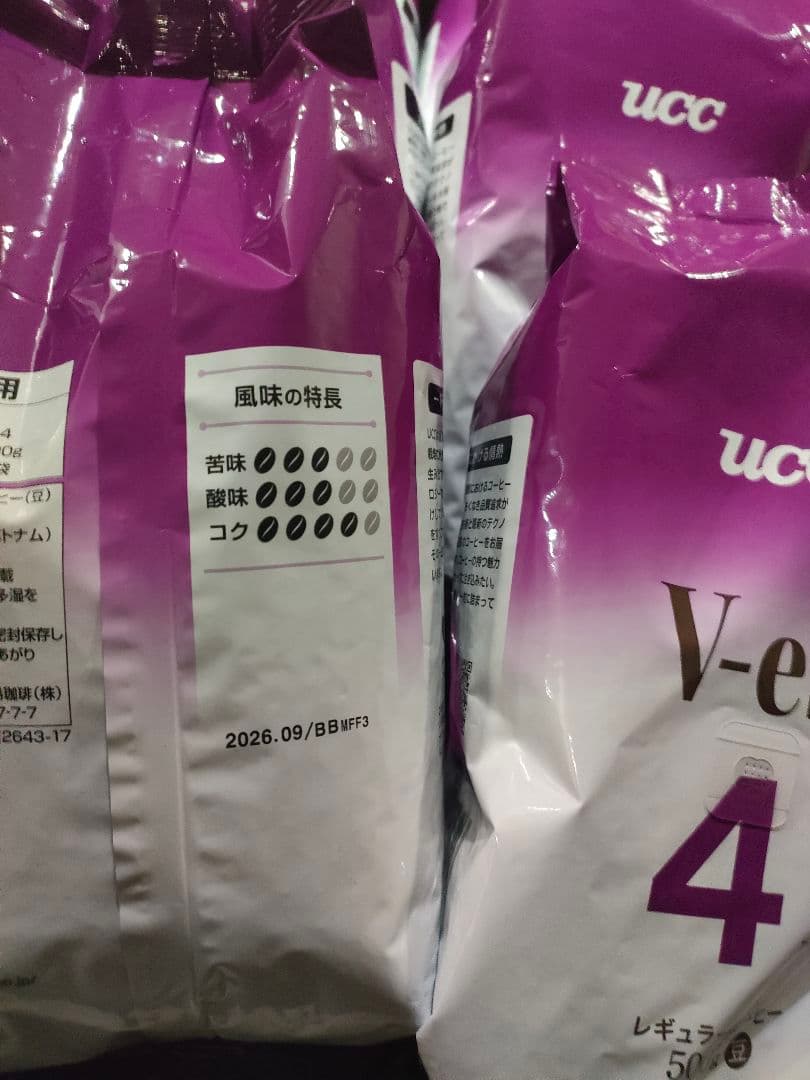 UCCロイヤルブレンド500ｇ×6 V-est 4コーヒー 500g×6 計12