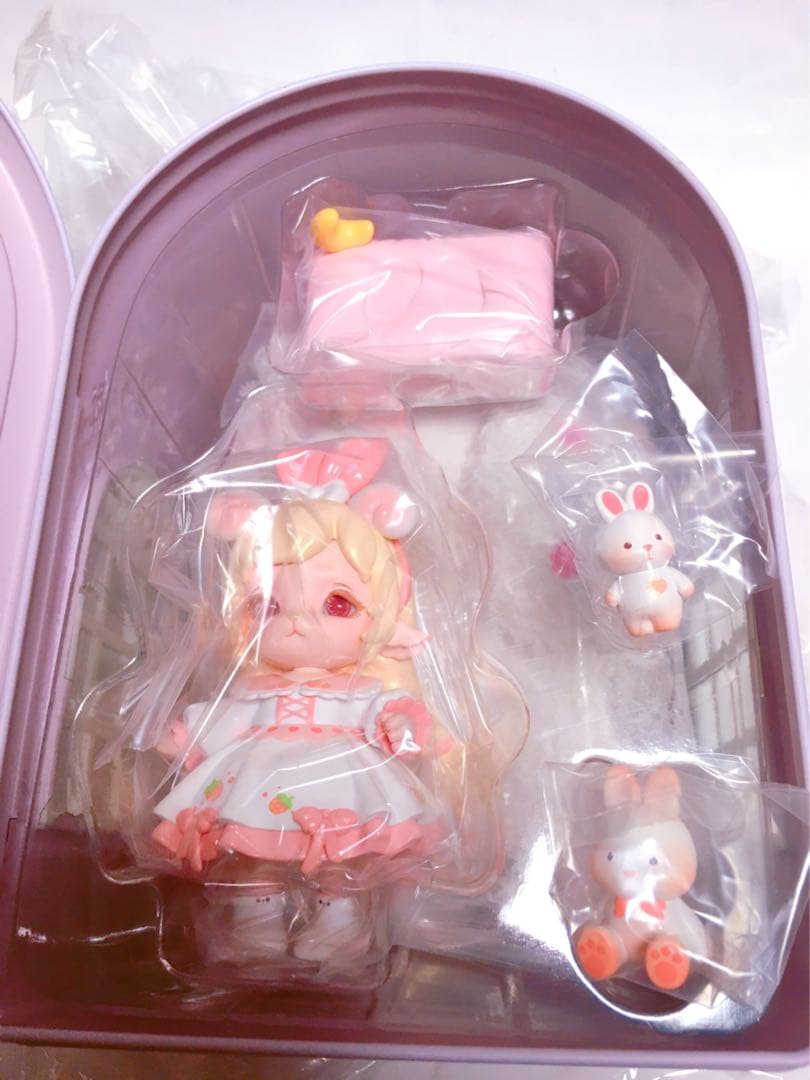 MiMiA ミニコテージ　アウルドラ　ピンク　ミミア　フィギュア　ドールハウス