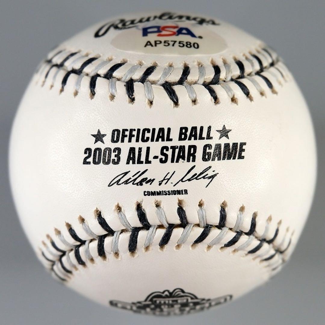 長谷川滋利 2003年オールスター球 直筆サインボール+ボールケース/大谷翔平