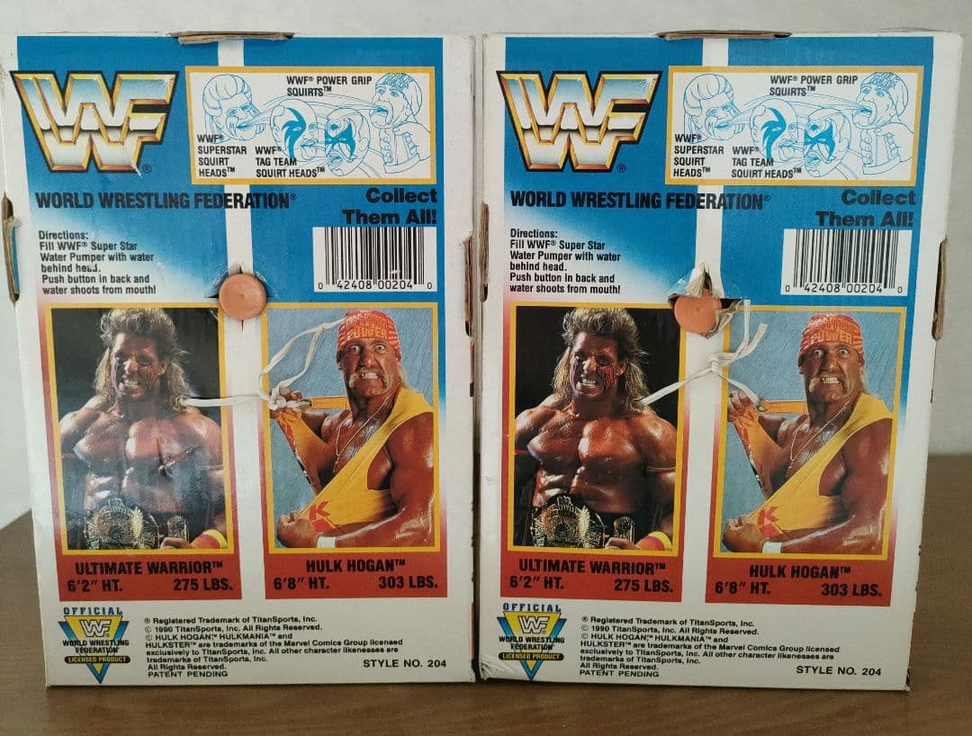 WWF スーパースター 水鉄砲ハルク・ホーガン　アルティメットウォリアー