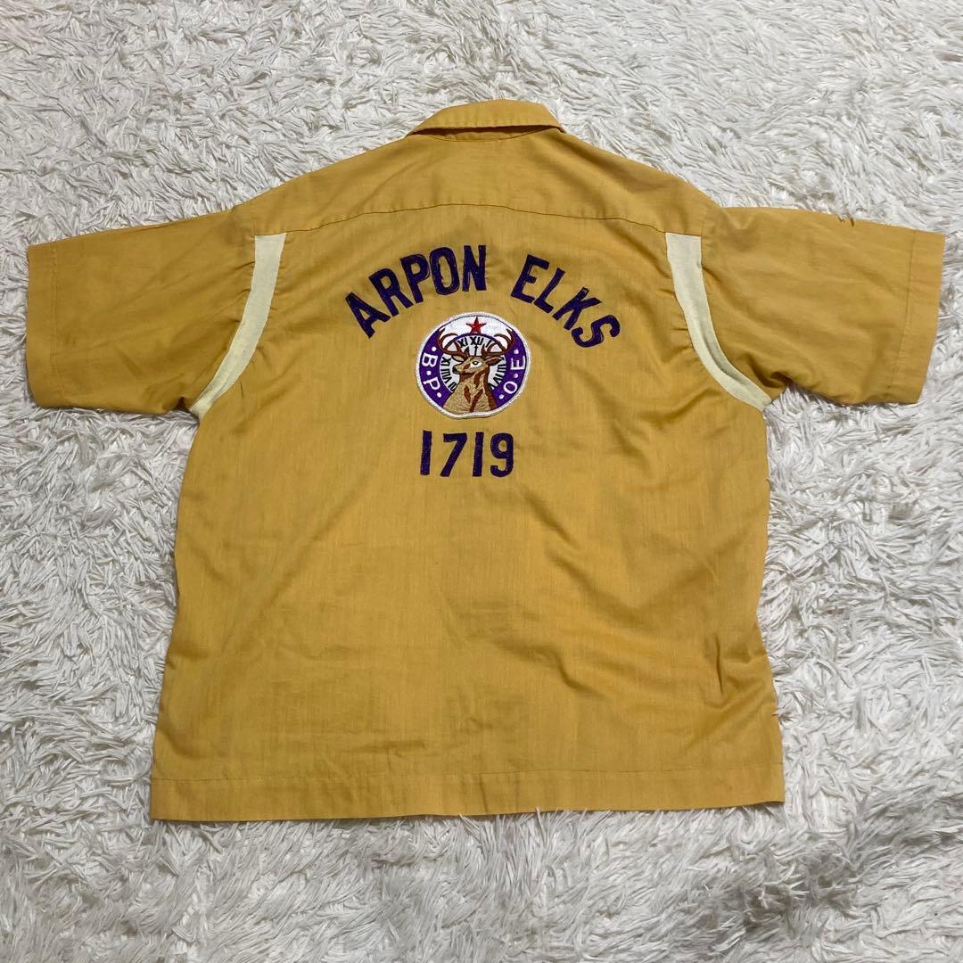 60s NAT NAST ボーリングシャツ サイズ フリー ヴィンテージ