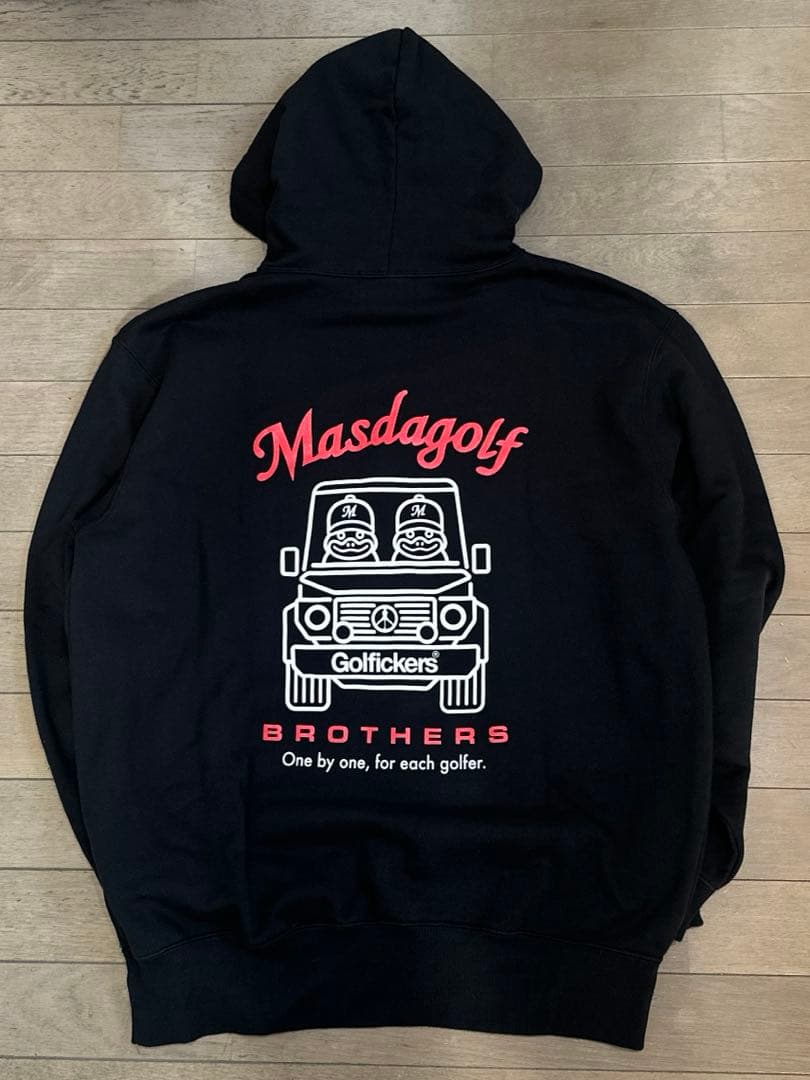 santa　Golfickers x マスダゴルフコラボパーカー