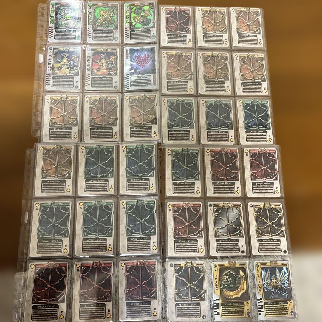仮面ライダーブレイド ラウズカード　ファイル& カード大量セット