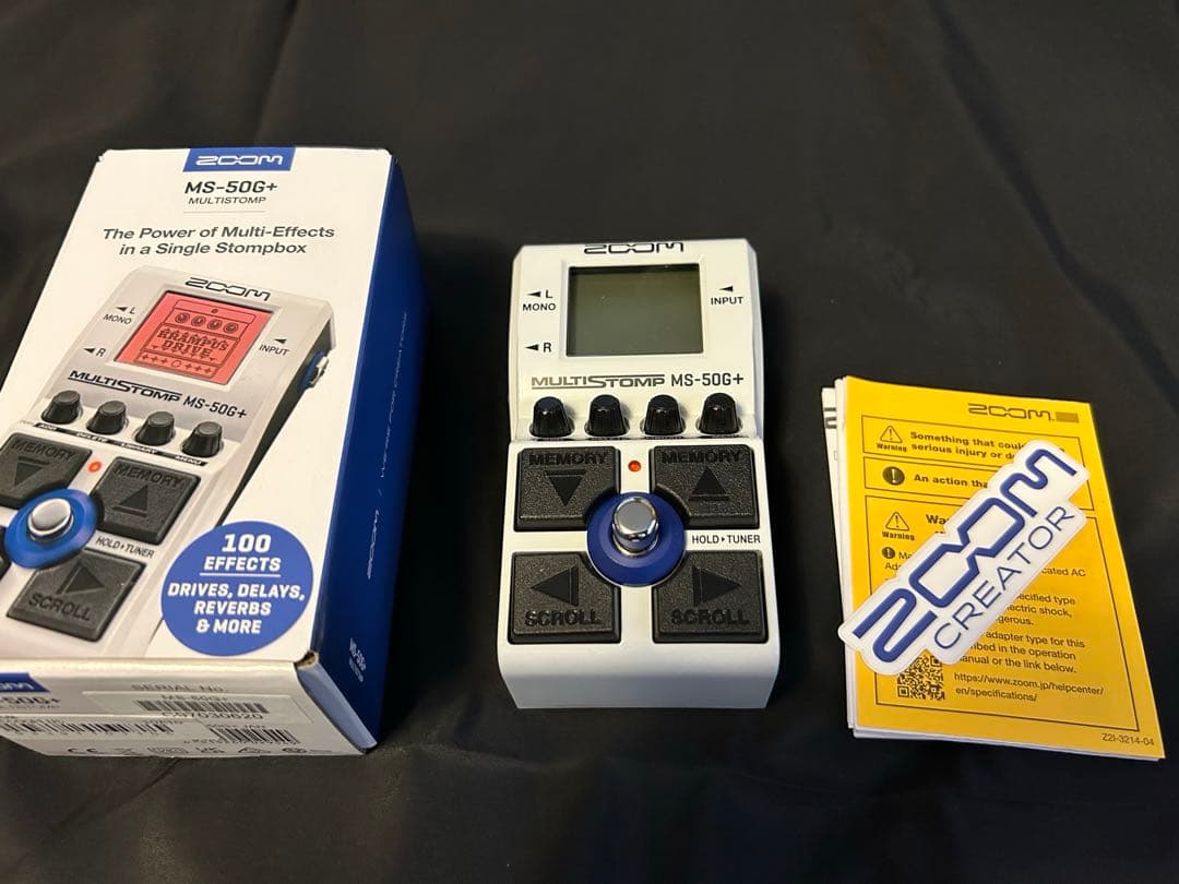 ZOOM ( ズーム ) MS-50G+ マルチストンプ マルチエフェクター
