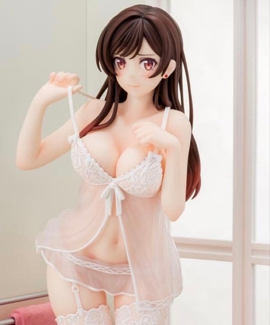 彼女、お借りします　水原千鶴　シースルーランジェリーエンジェルホワイトver