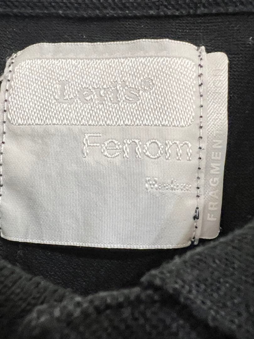 リーバイス fenom フラグメント ポロシャツ ブラック 日本製 Mサイズ
