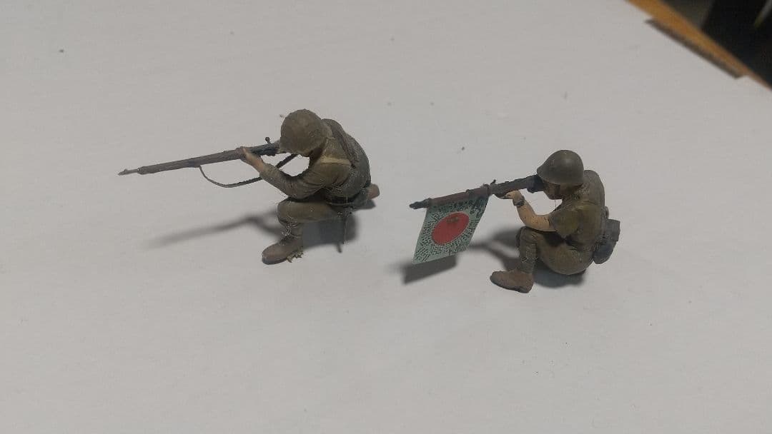 1/35 完成品 架空 日本陸軍四式中戦車&日本陸軍歩兵