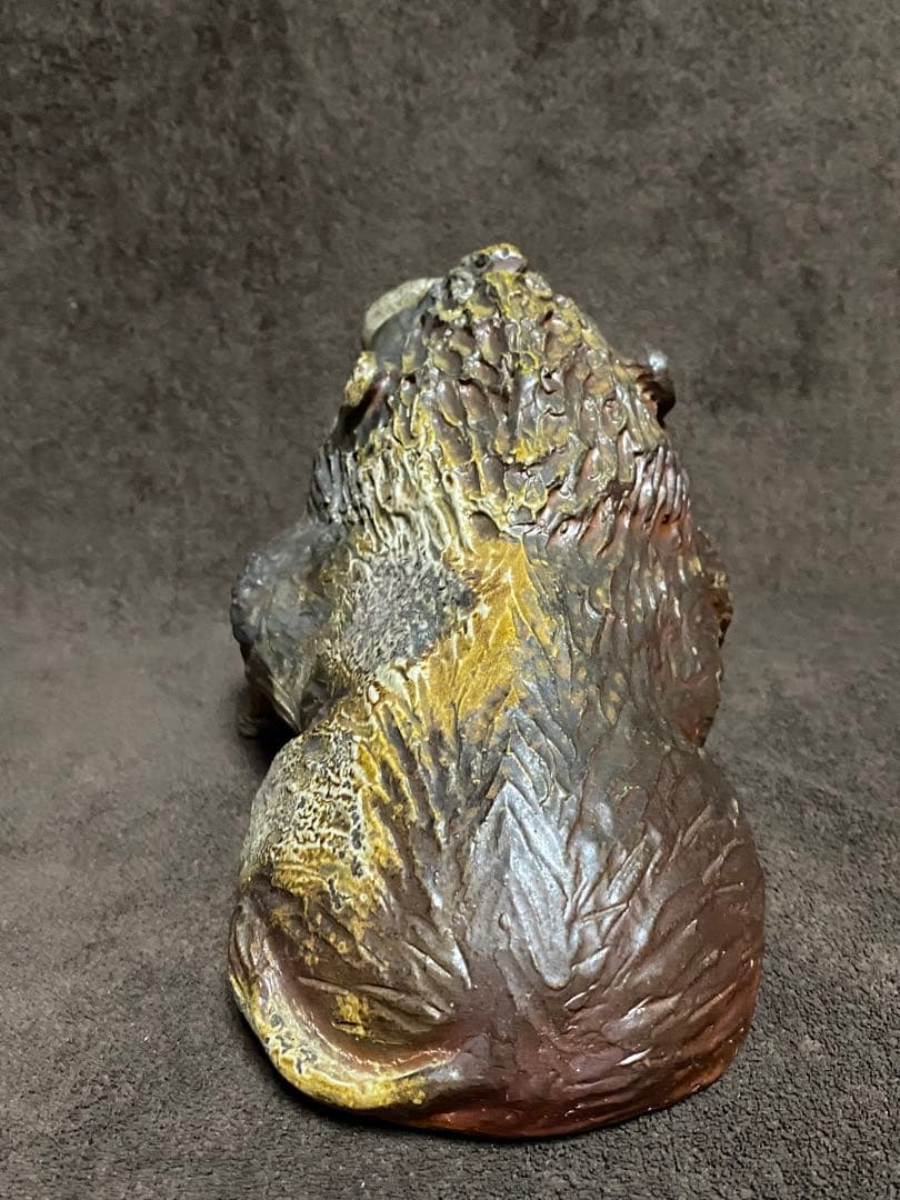 備前焼　藤原陶臣　猪　置物　干支