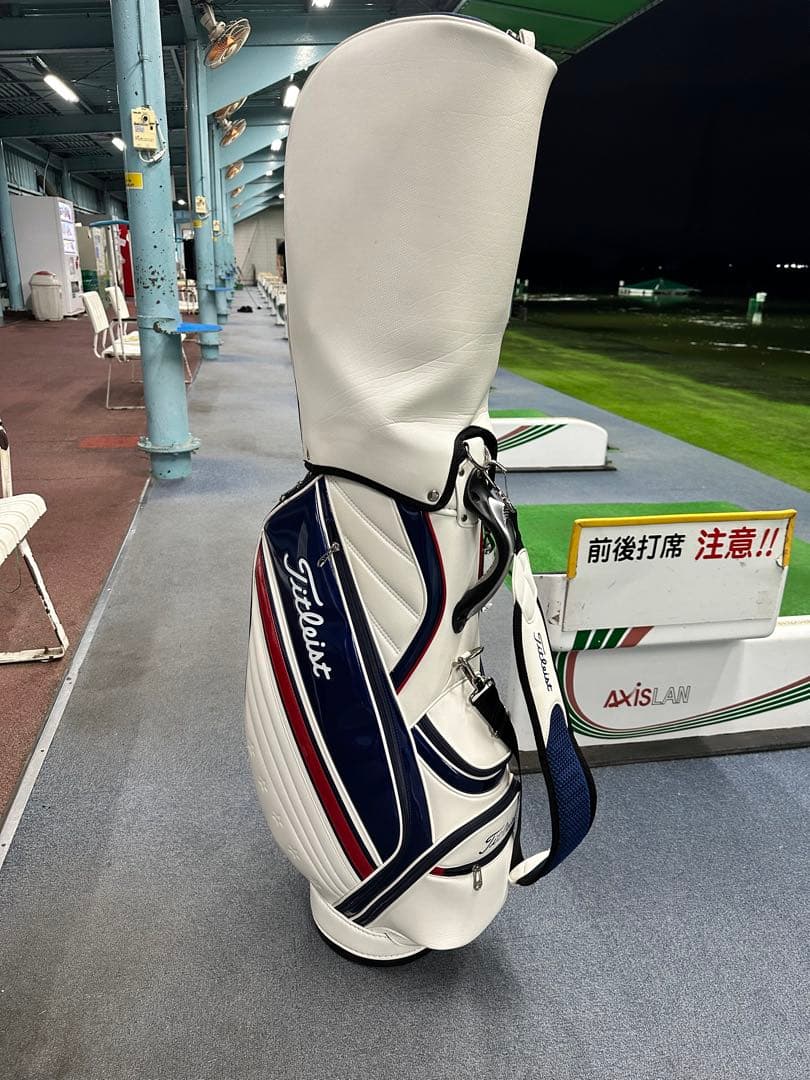 Titleist タイトリスト キャディバッグ ホワイト　トリコロール　9型
