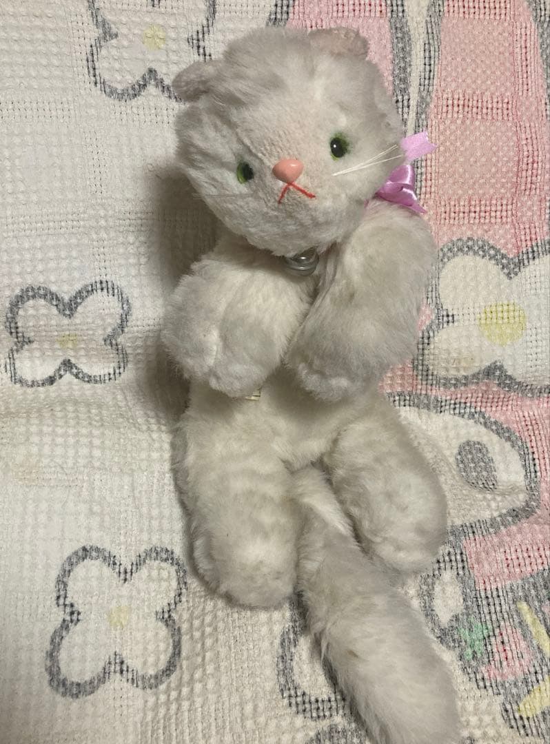 ぬいぐるみのサンケイトーイ　ペルシャ猫　ぬいぐるみ　中古品