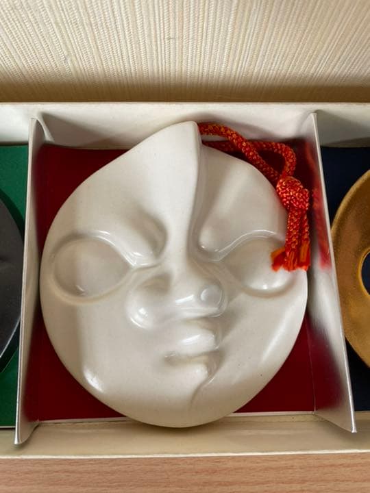 【希少品】大阪万博 太陽の顔 陶器製 オブジェセット 岡本太郎 限定品