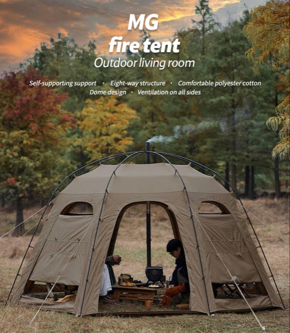 透明窓付き nature hike ネイチャーハイク　ファイヤーテント