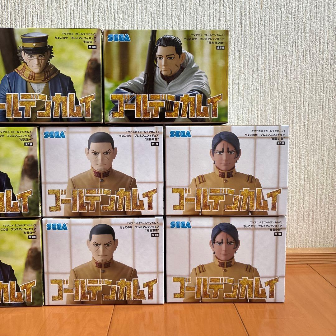 ゴールデンカムイ「ちょこのせプレミアムフィギュア」未開封品8体セット