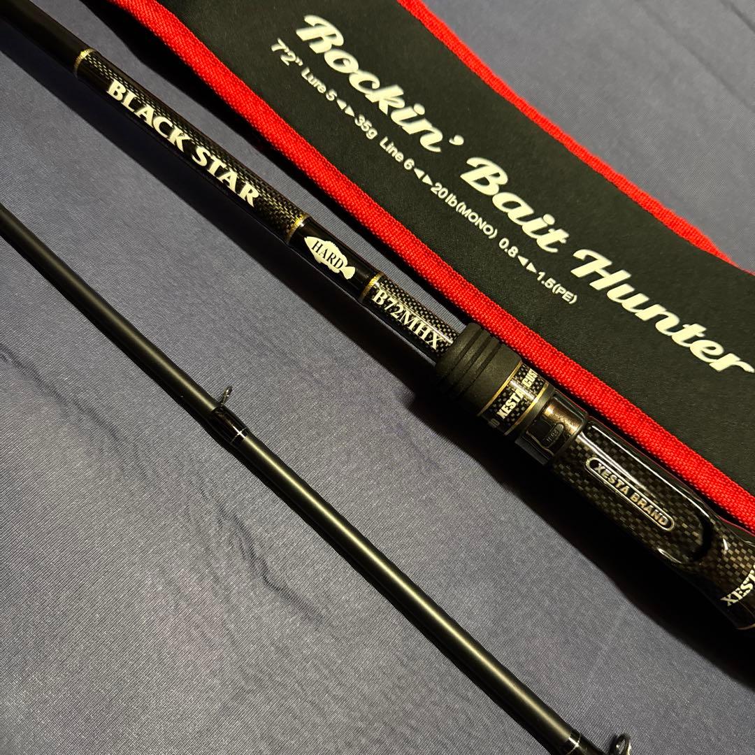 ロッド ZESTA BLACK STAR B72MXH