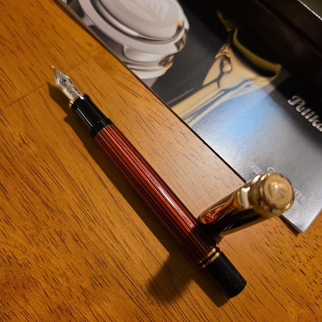 Pelikan ペリカン 万年筆 EF 極細字 スーベレーン M400
