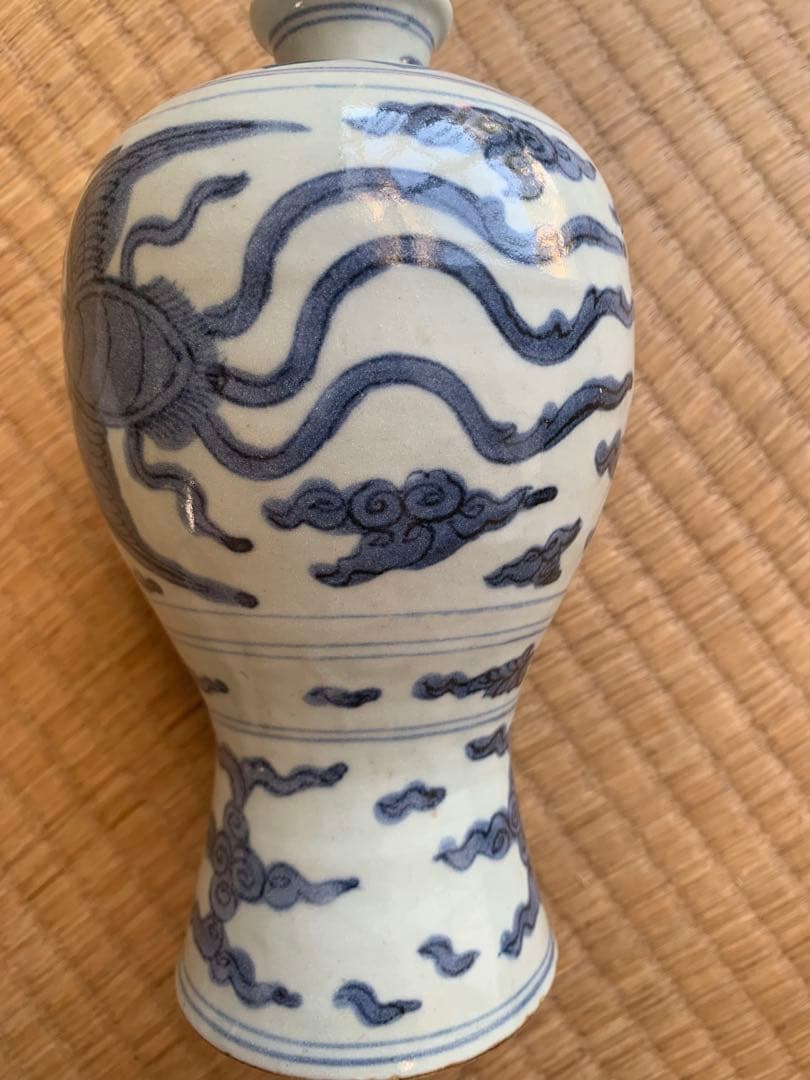 中国明時代染付花瓶