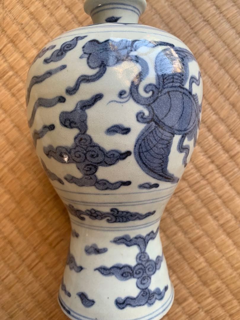 中国明時代染付花瓶