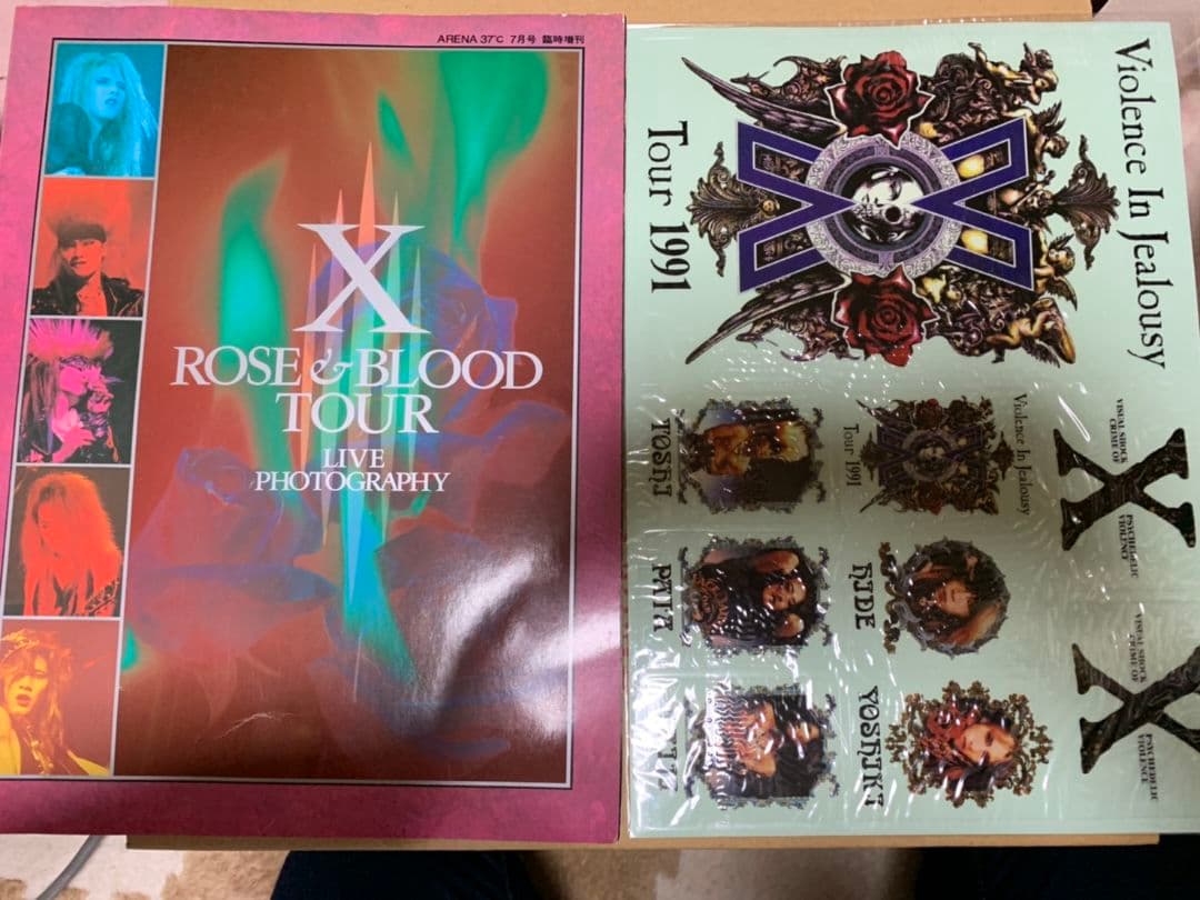 XJAPAN 本 シール 巾着袋 写真集