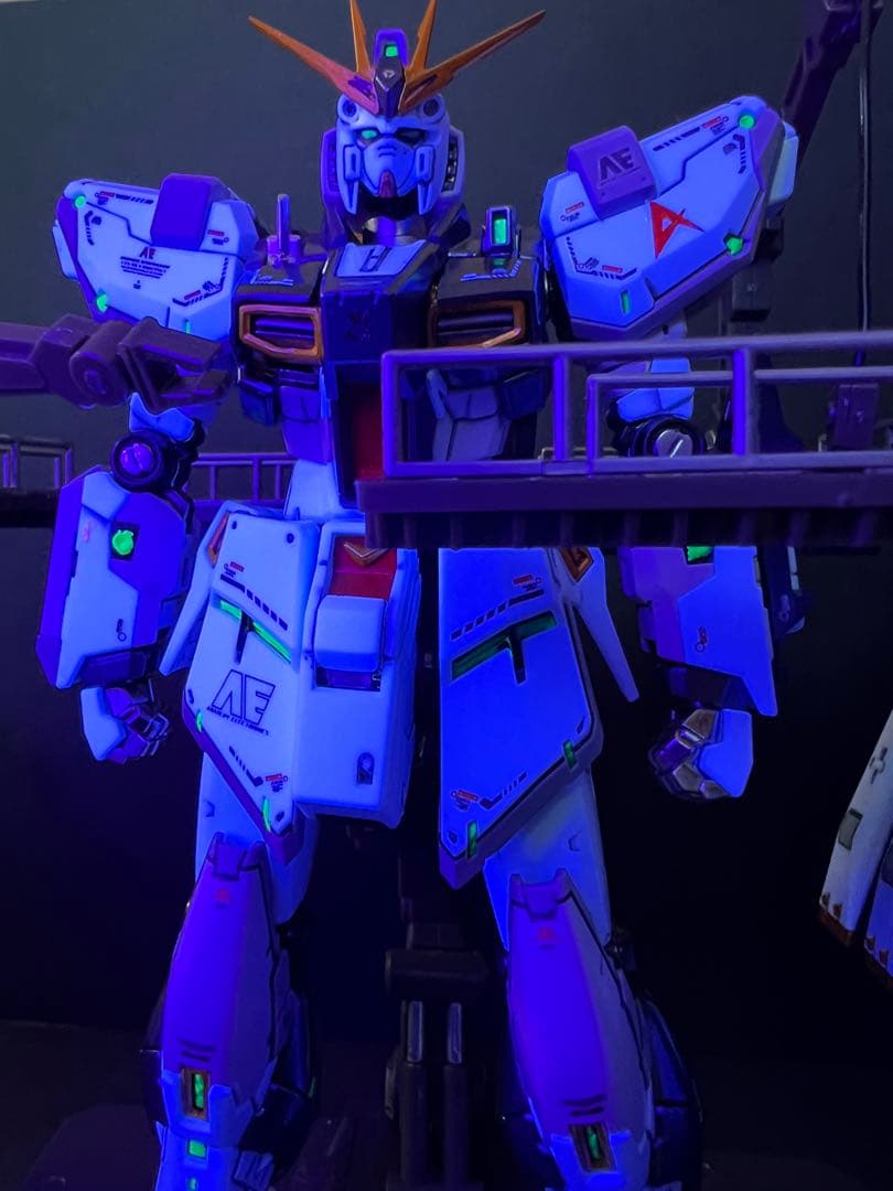 RG 1/144 νガンダム　ダブルフィンファンネル装備型サイドF限定完成品
