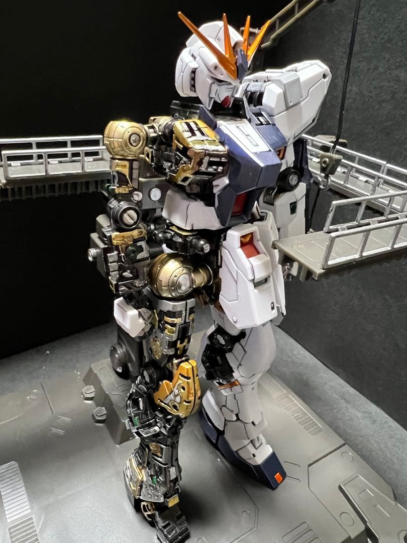 RG 1/144 νガンダム　ダブルフィンファンネル装備型サイドF限定完成品