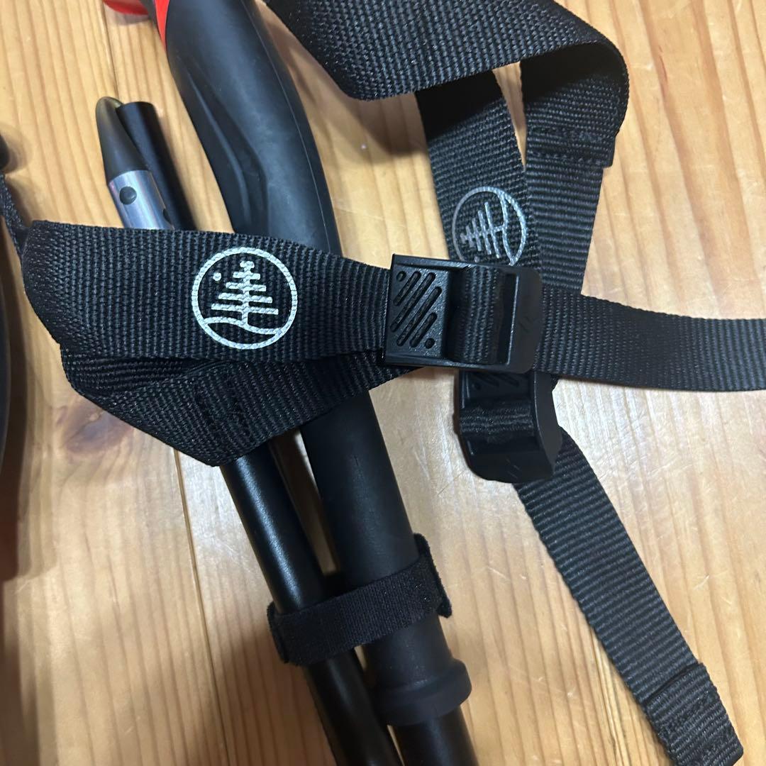 BURTON× トレッキングポール 黒/赤