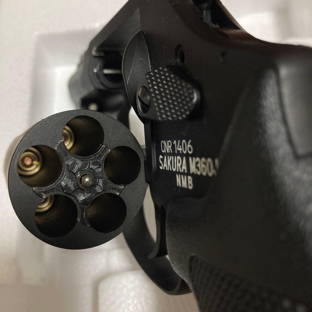 S&W M360J サクラ HWモデルガン(c-tec ダミーブレット付き)