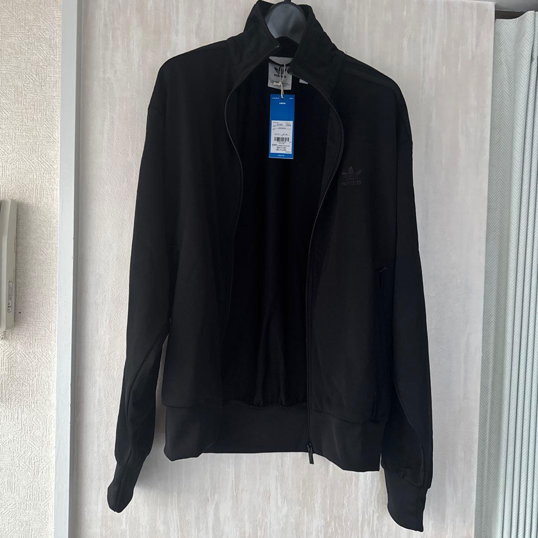 adidas ブラック ジャージ ジャケット S