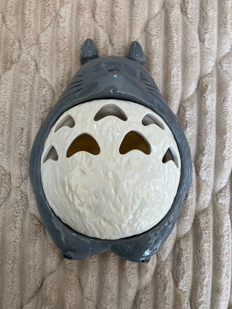 おひるねトトロ 陶器製置物　蚊取り線香入れ