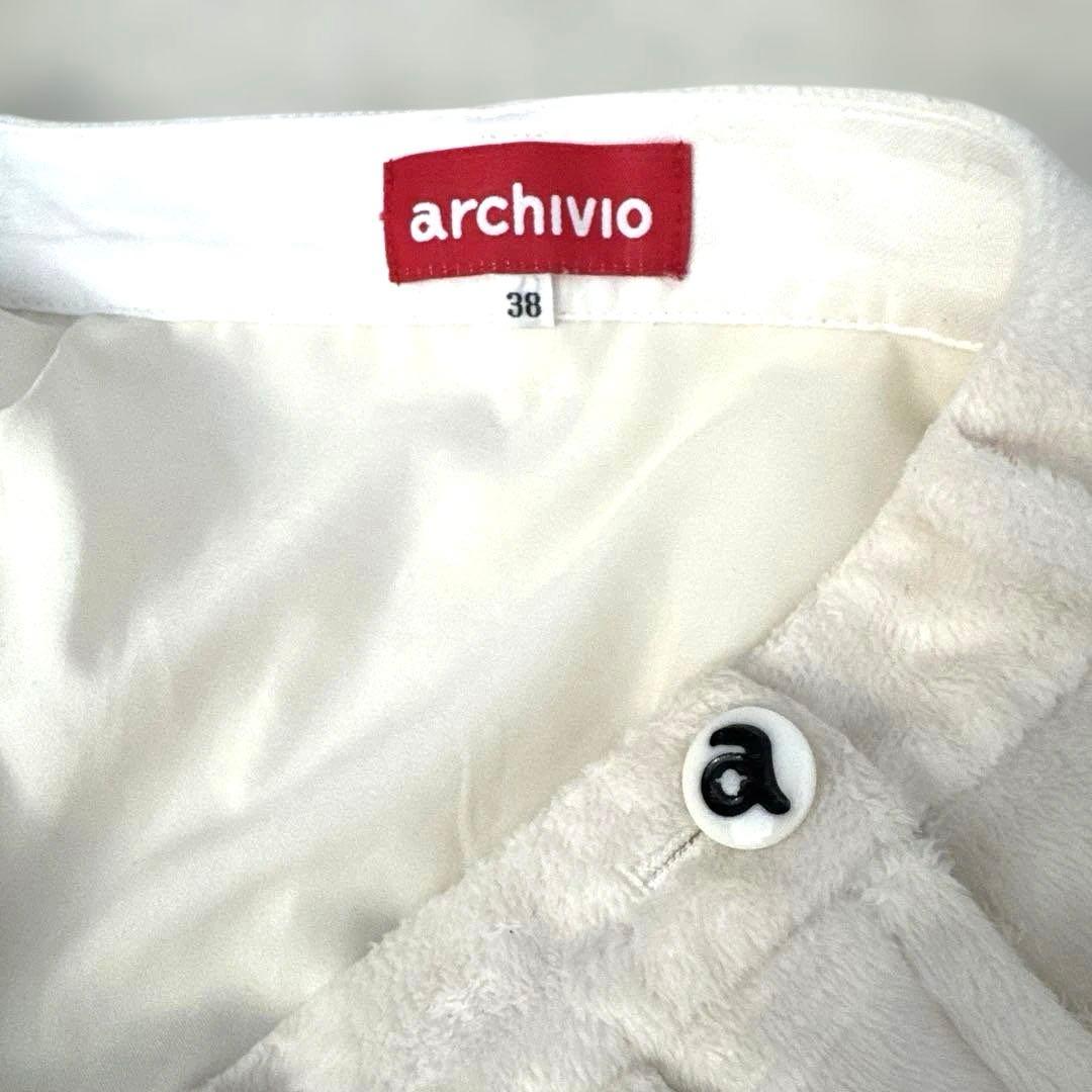 アルチビオ ★ archivio ベロア調スカート 38 レディース ゴルフ