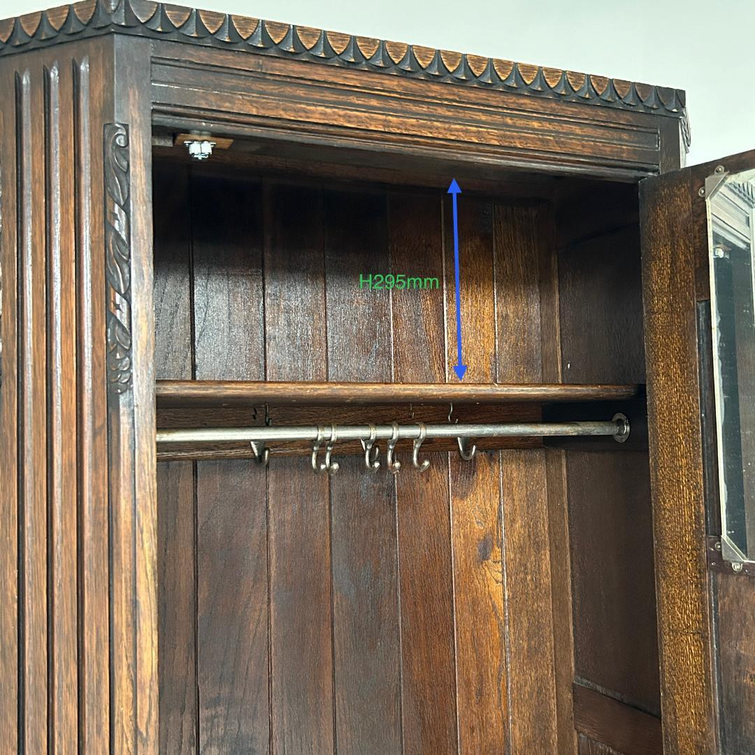 イギリス アンティーク家具 ホールローブ ワードローブ 1930年頃 758A